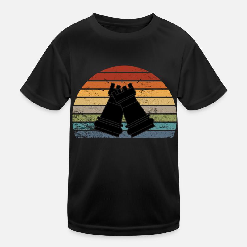 Schach Spruch Geschenk Schachmatt Queens Gambit Kinder Funktions-T-Shirt