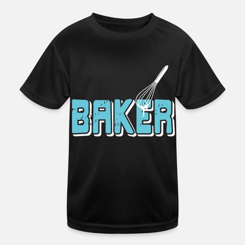 T-shirt rétro BAKER Cool Baking Baker Designs T-shirt sport Enfant
