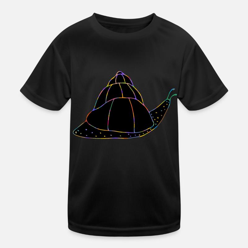 Schnecke Kinder Funktions-T-Shirt
