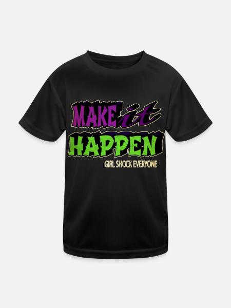 BlackHistory Dictons antiracistes Dictons drôles - T-shirt sport Enfant - noir - Devant