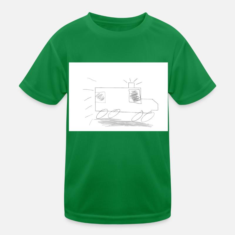 Car chase Kids Functional T-Shirt