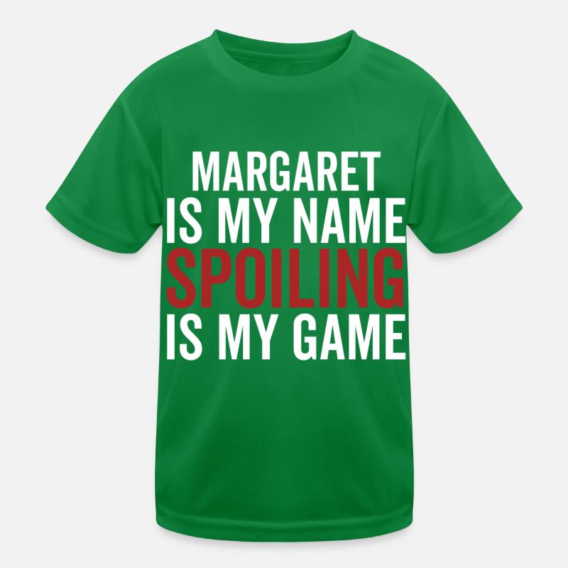 Margaret est mon nom Spoiler est mon jeu T-shirt sport Enfant