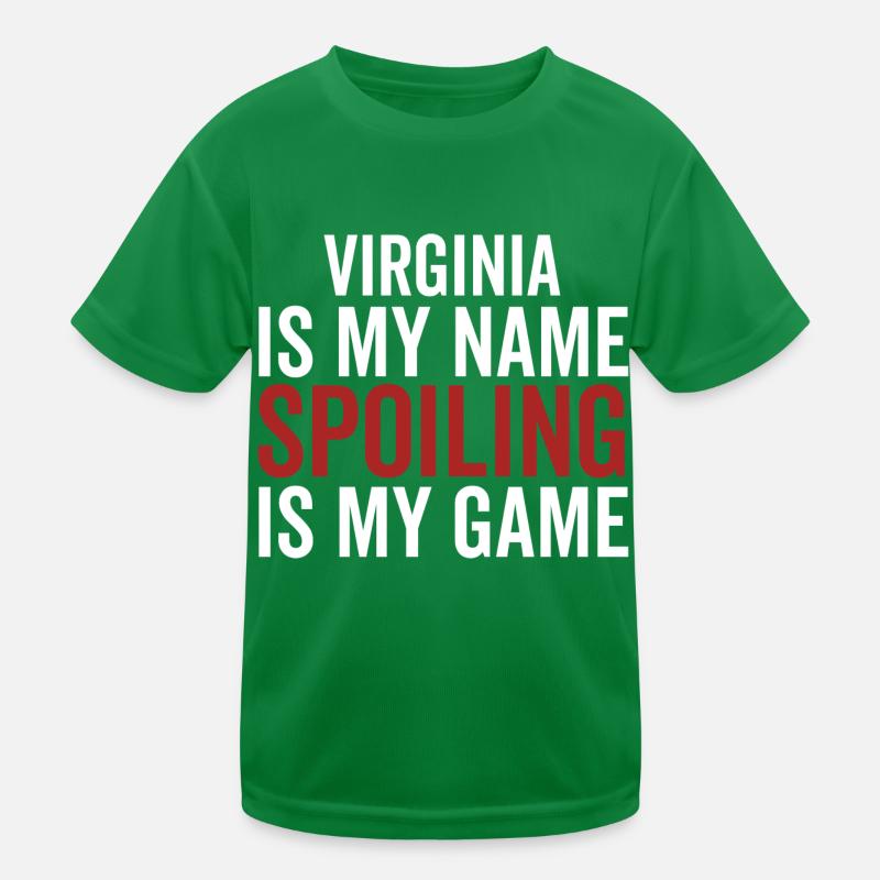 Virginia est mon nom Spoiling est mon jeu T-shirt sport Enfant