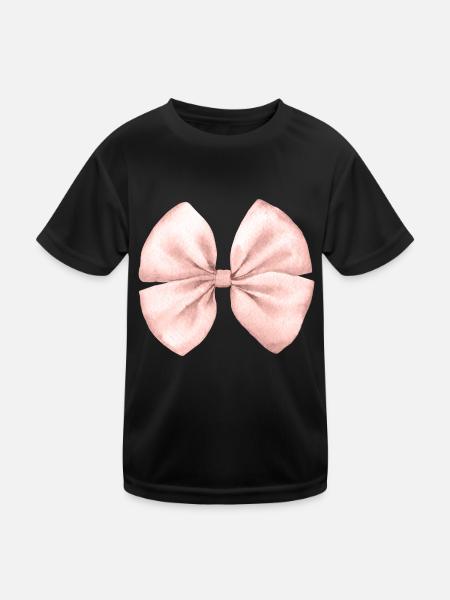 Roset - Kinder Funktions-T-Shirt - Schwarz - Vorne