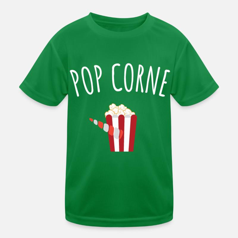 pop corne T-shirt sport Enfant