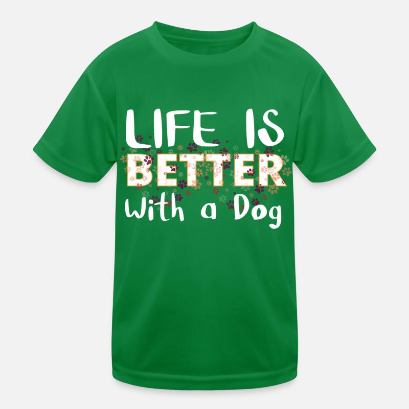 With my dog Kids Functional T-Shirt