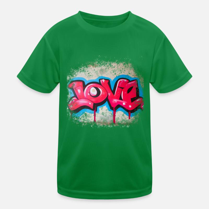 Amour graffiti T-shirt sport Enfant