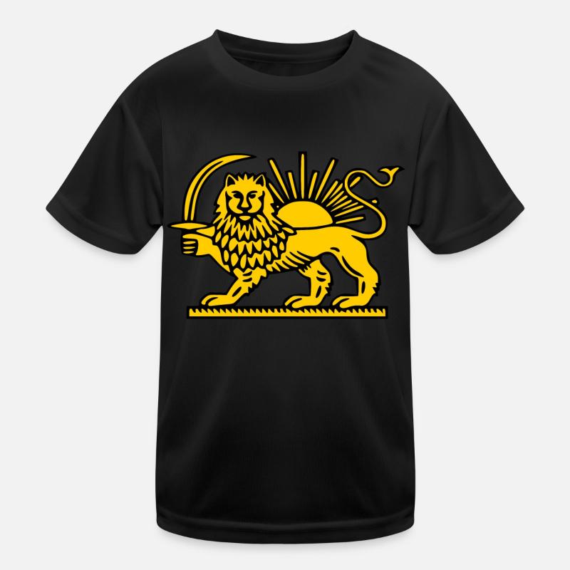 Iran löwe Kinder Funktions-T-Shirt