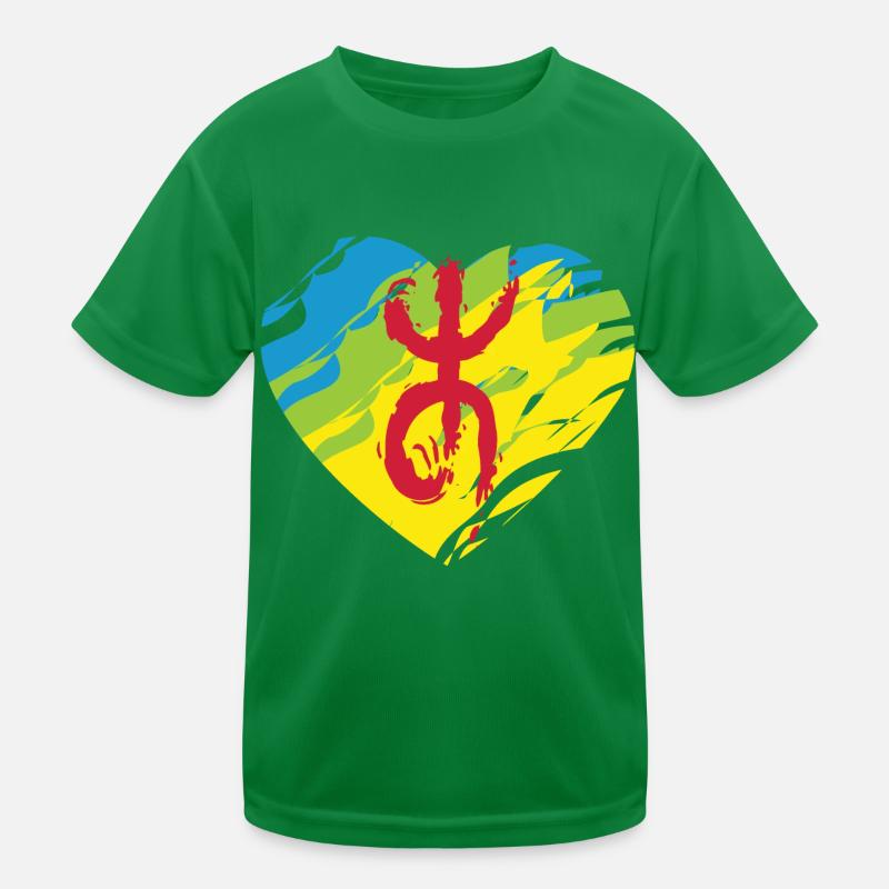Z Imazighen (Amazigh flag) Kids Functional T-Shirt