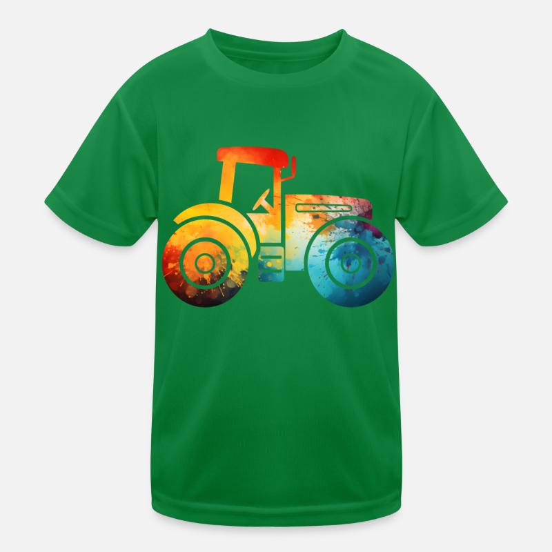 tractor Kids Functional T-Shirt