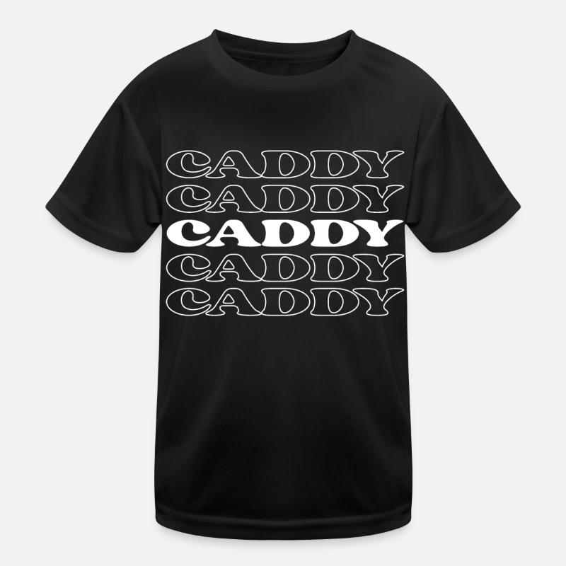 Caddie Golf Assistant Golf Caddie Caddy Golf Kids Functional T-Shirt