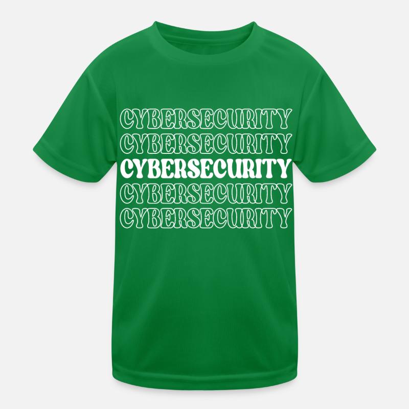 Cybersecurity It Security Internet Security Kids Functional T-Shirt
