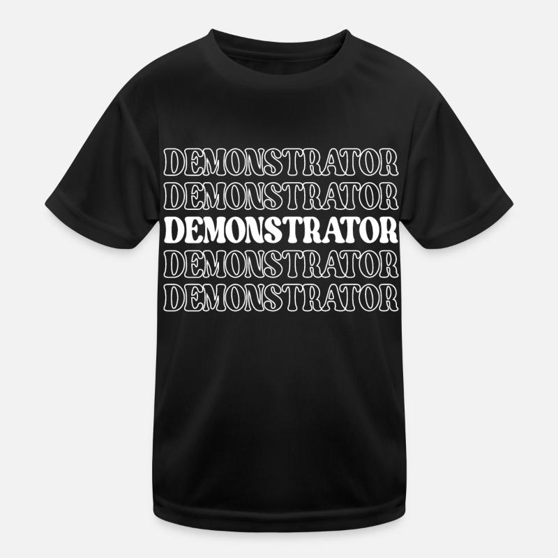 Demonstrator Presenter Teacher Educator Lecturer Kids Functional T-Shirt