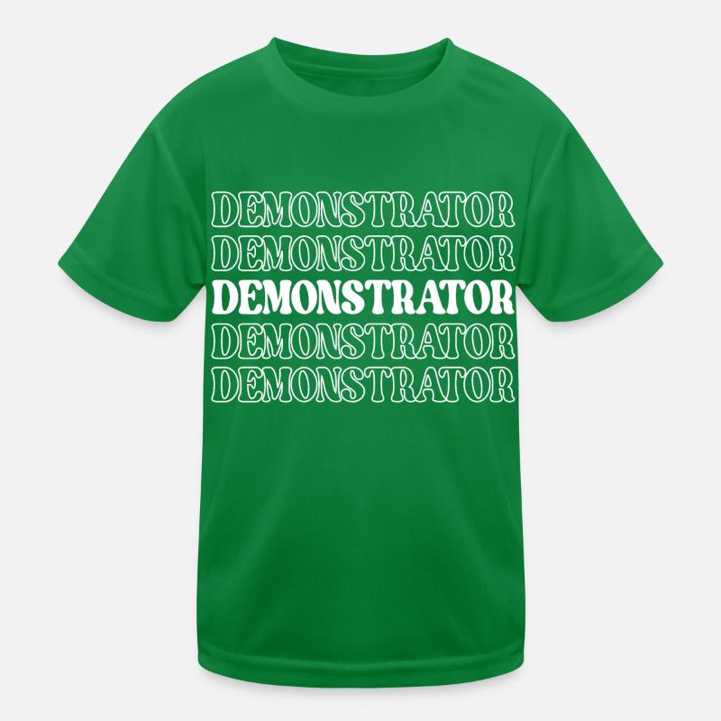 Demonstrator Presenter Teacher Educator Lecturer Kids Functional T-Shirt