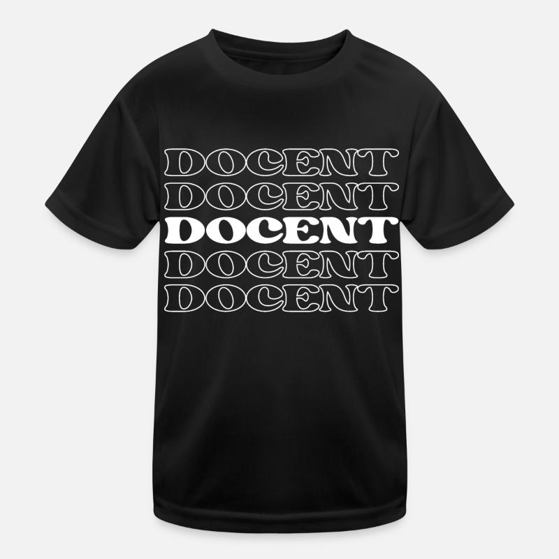 Docent Guide Teacher Instructor Lecturer Kids Functional T-Shirt