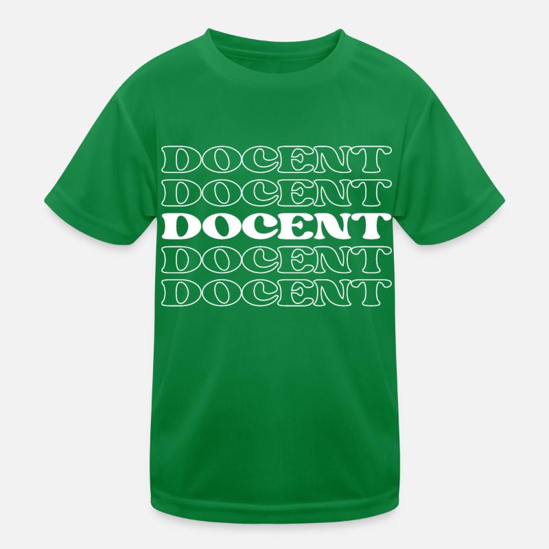 Docent Guide Teacher Instructor Lecturer Kids Functional T-Shirt