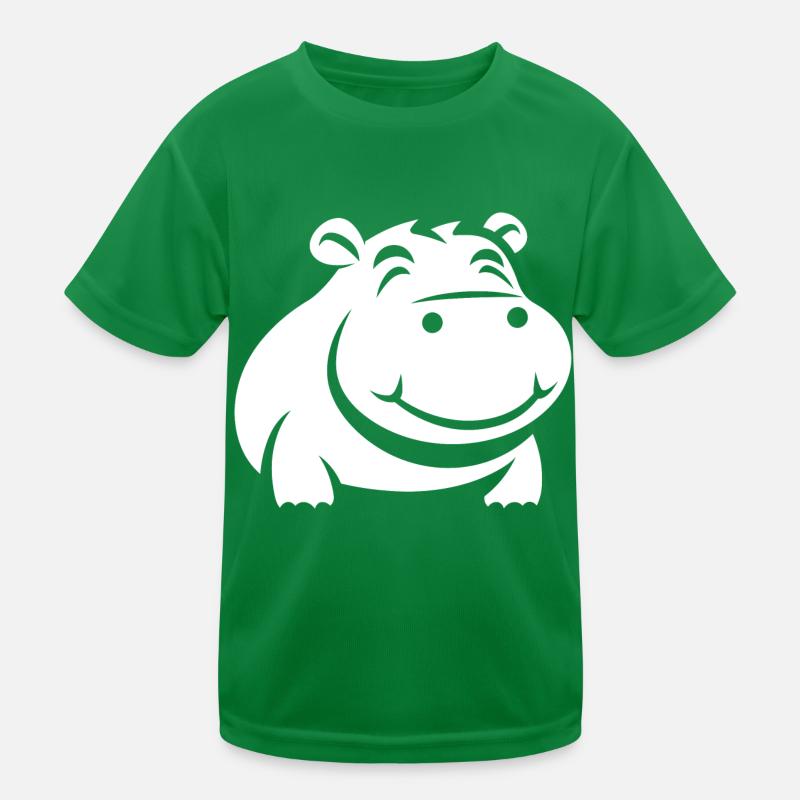 Liebe Kleines Nilpferd Kinder Funktions-T-Shirt