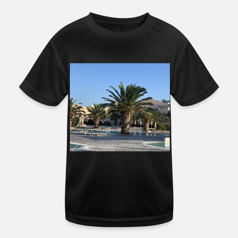 Palm tree Kids Functional T-Shirt