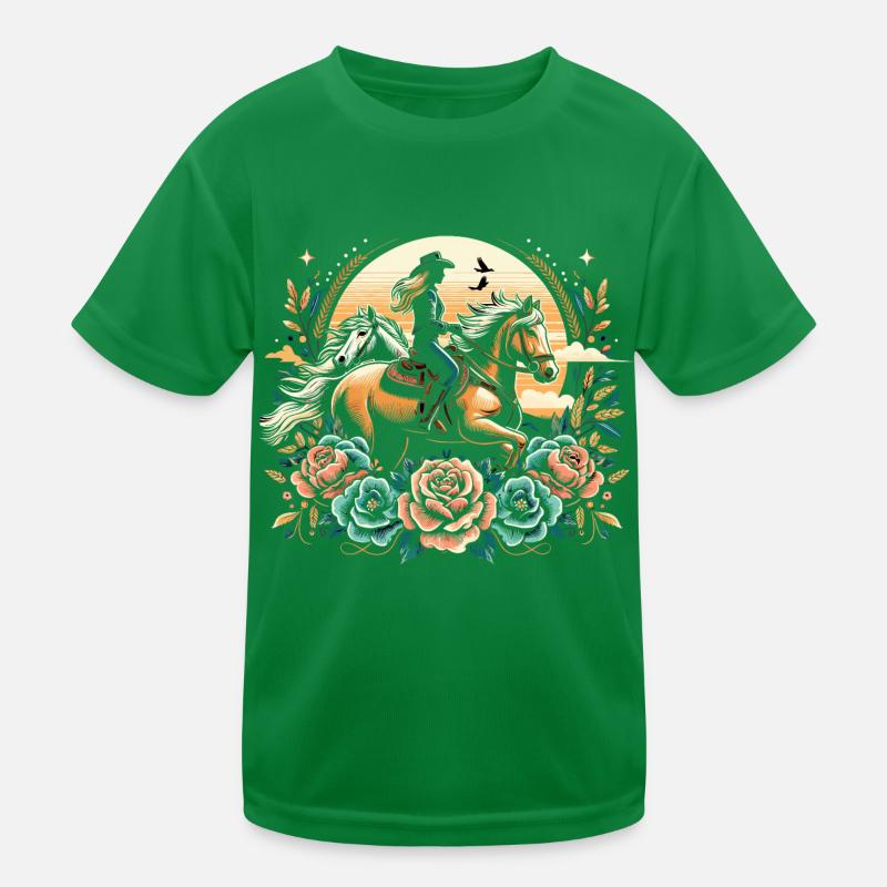 Équitation T-shirt sport Enfant