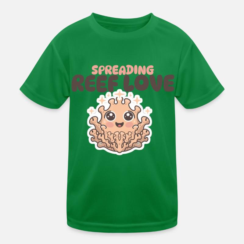 spreading reef love Kids Functional T-Shirt