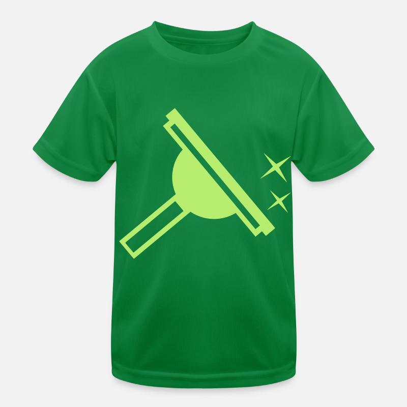 Window Cleaner Kids Functional T-Shirt