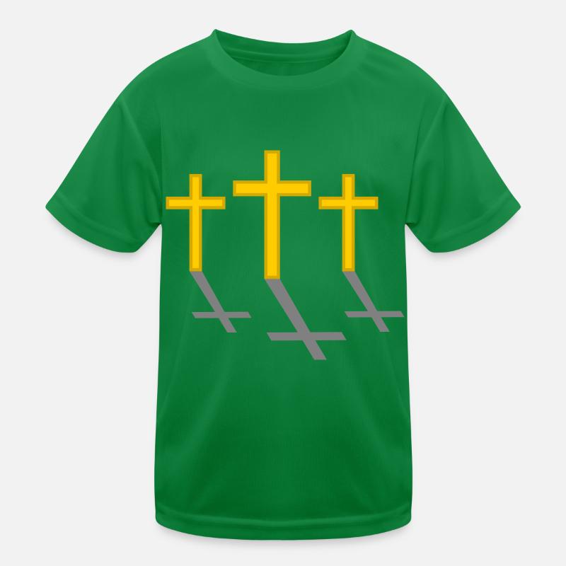 Three Crosses Kids Functional T-Shirt