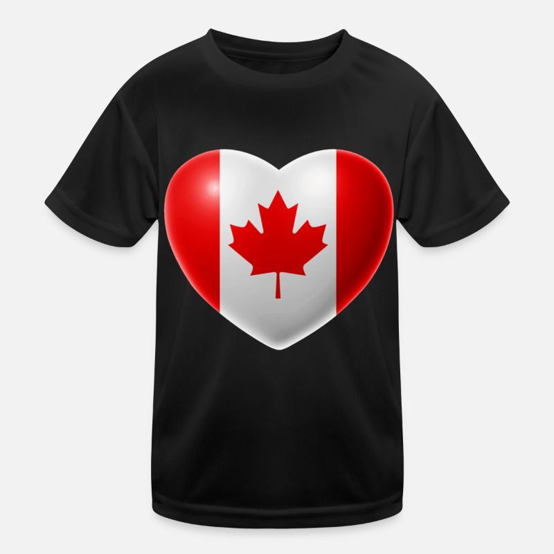 Heart (Canada / Canada) Kids Functional T-Shirt