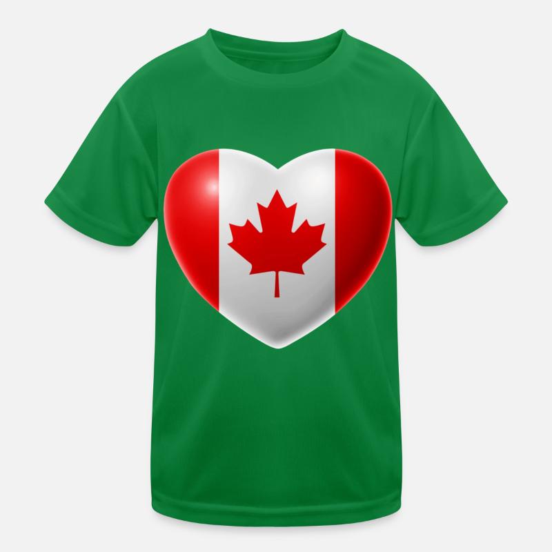 Heart (Canada / Canada) Kids Functional T-Shirt
