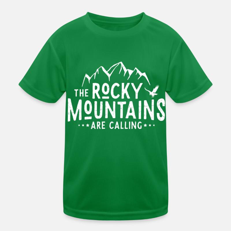 Rocky Mountains Calling Kinder Funktions-T-Shirt