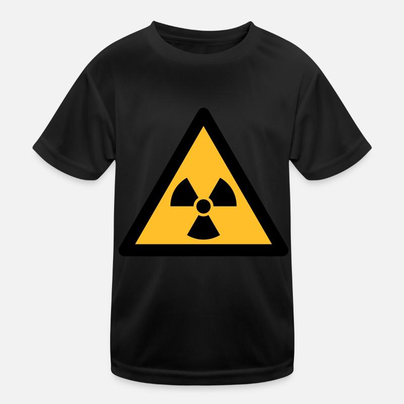 Symbole de danger - Radioactivité (2 couleurs) T-shirt sport Enfant