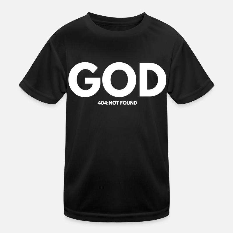 Gott nicht gefunden Kinder Funktions-T-Shirt