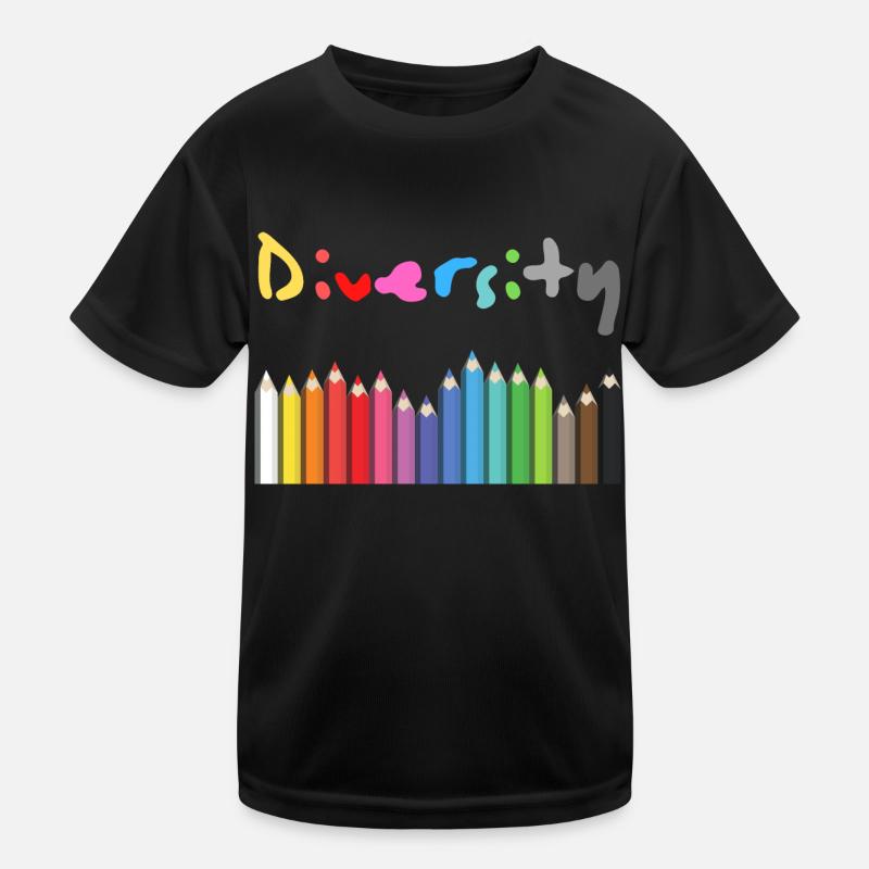 Diversity Gift and Gift Idea Kids Functional T-Shirt