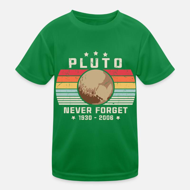 Never Forget Pluto Vintage Funny Retro Space T-shirt sport Enfant