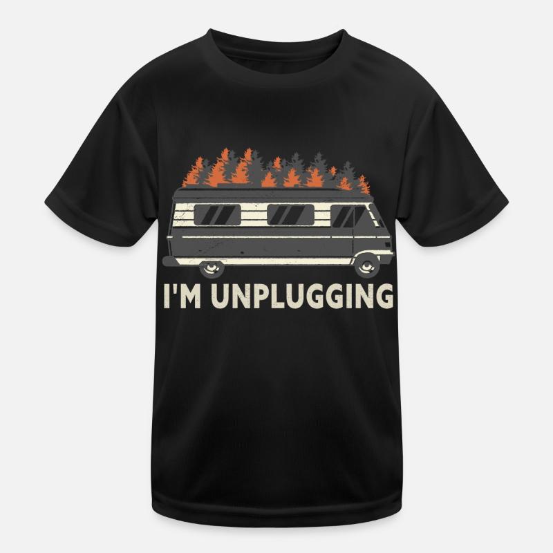 Wohnwagen Wohnmobil Caravan Camper Kinder Funktions-T-Shirt