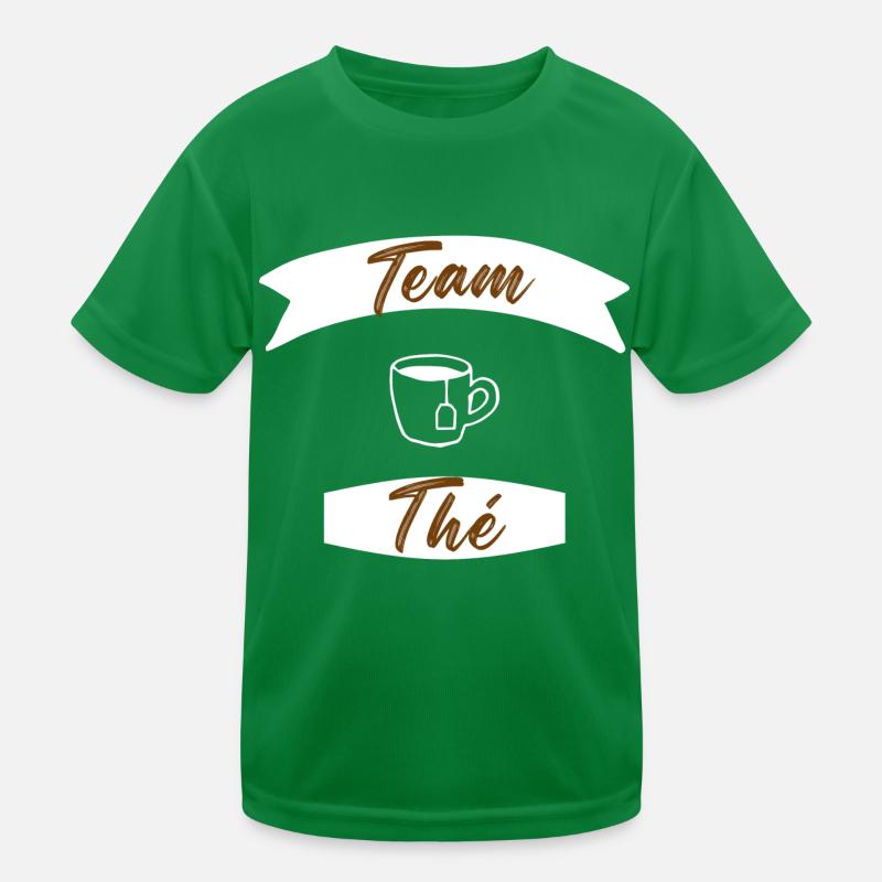 Team Thé T-shirt sport Enfant