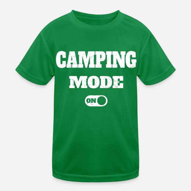 Camping mode activated Kids Functional T-Shirt