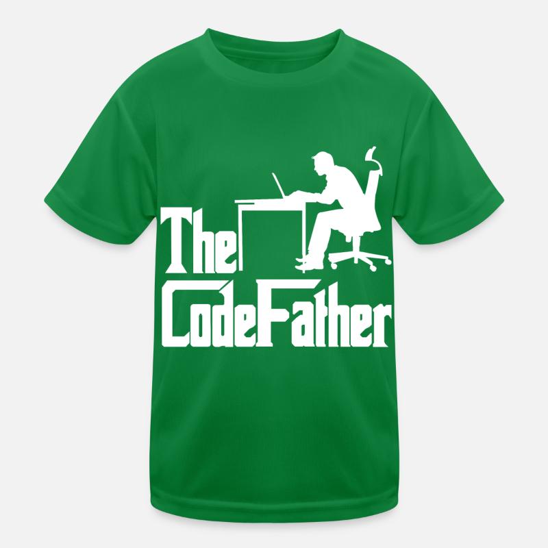 The Codefather Programmer Coder Developer Software Kinder Funktions-T-Shirt