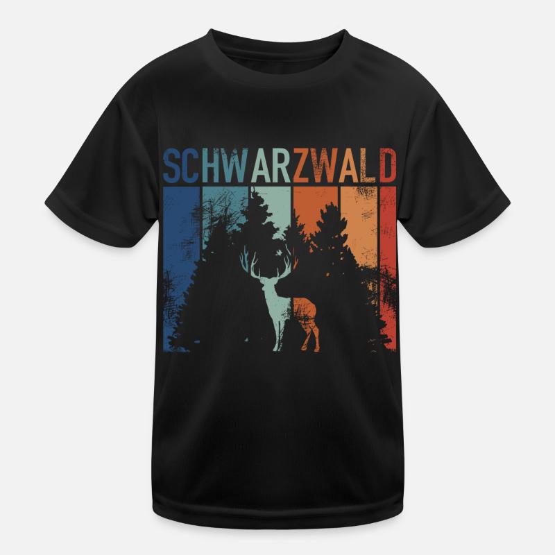 Schwarzwald Kinder Funktions-T-Shirt