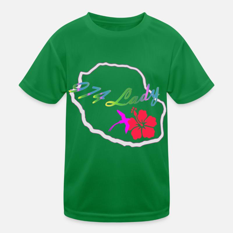 974 DAME 2 Kinder Funktions-T-Shirt