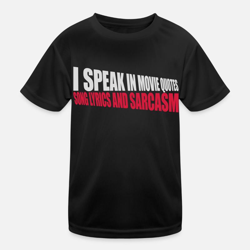 speak lyrics and sarcasm Kids Functional T-Shirt