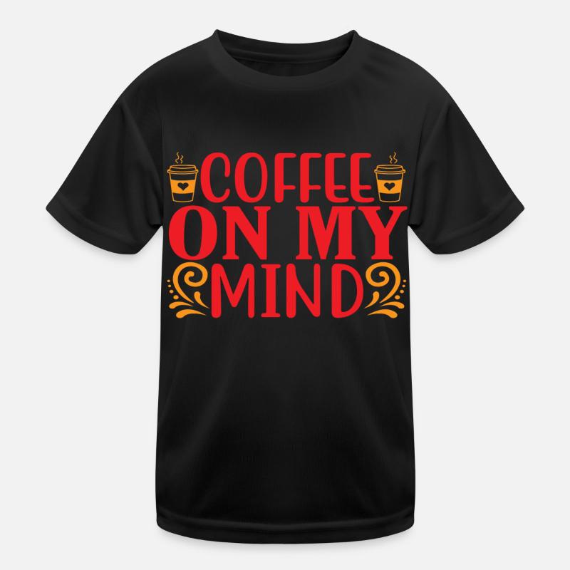 Le café dans mon T-shirt sport Enfant