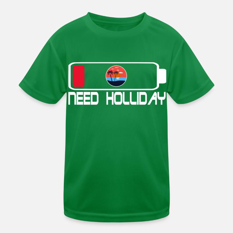 Battery Holliday Kids Functional T-Shirt