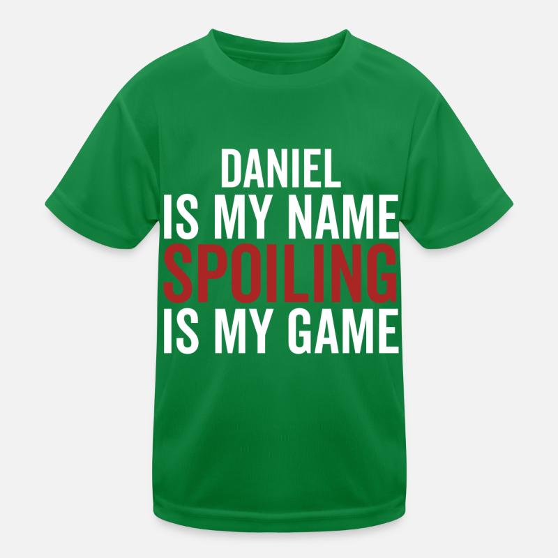 Daniel est mon nom Spoiling est mon jeu T-shirt sport Enfant