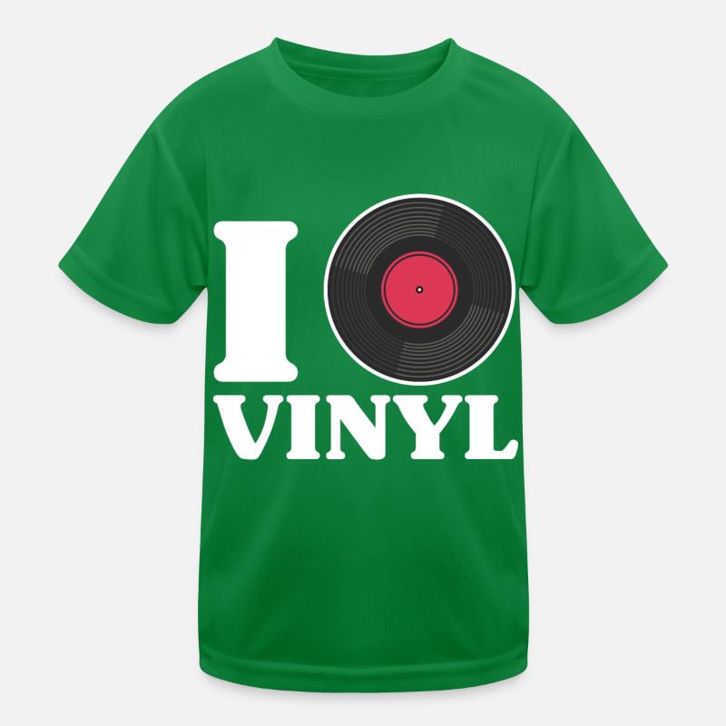J’adore le vinyle Design pour un amoureux du format vinyle T-shirt sport Enfant