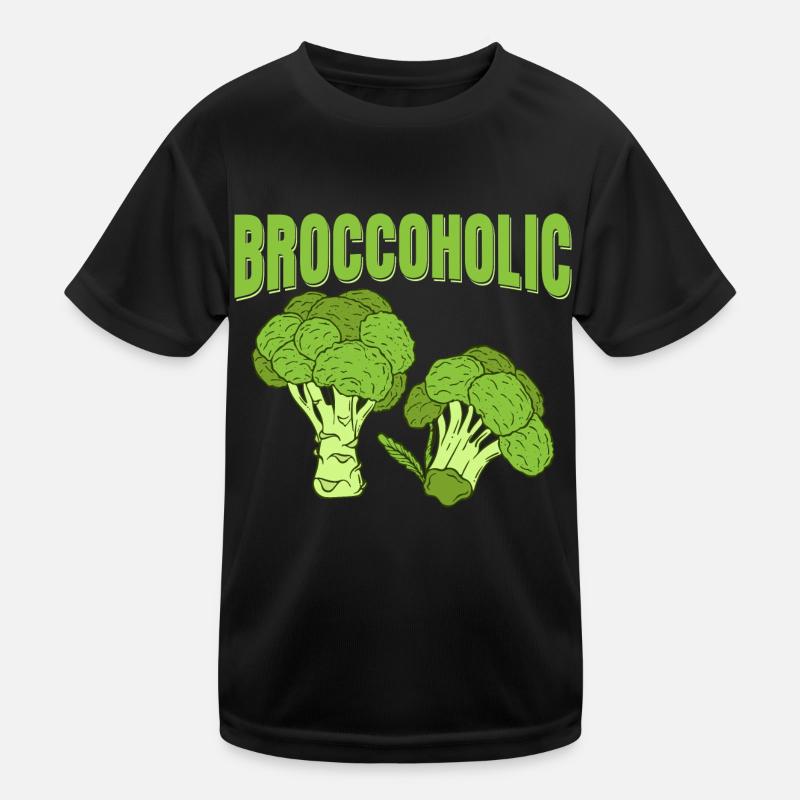 Broccoholic Broccoli Vegetable Kinder Funktions-T-Shirt
