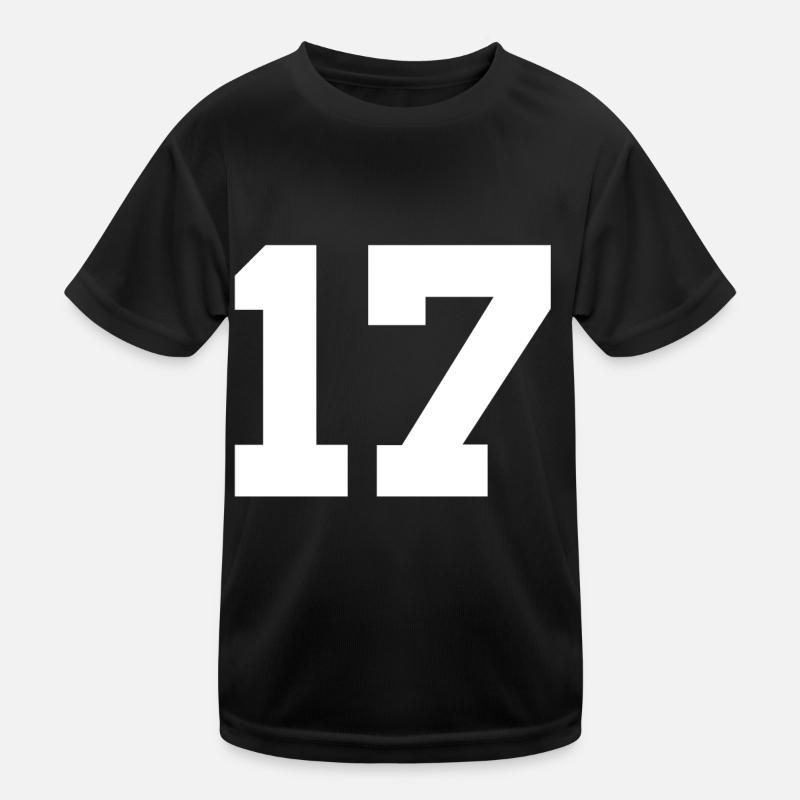 Numéro 17 T-shirt sport Enfant