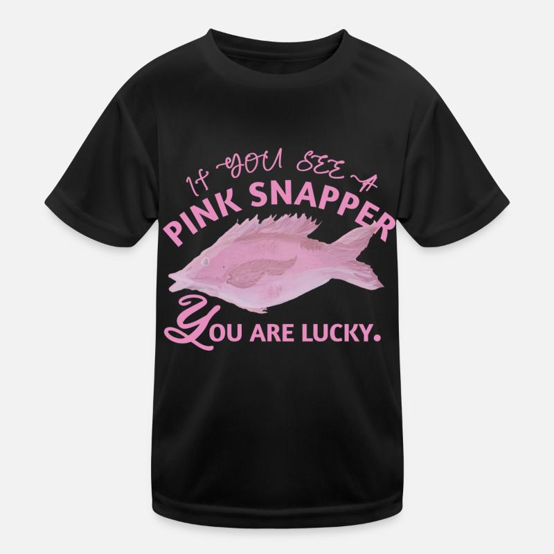 Snapper Fish - Amateur de poisson T-shirt sport Enfant