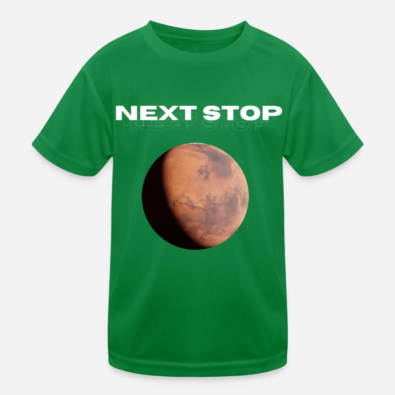 Next Stop Kinder Funktions-T-Shirt