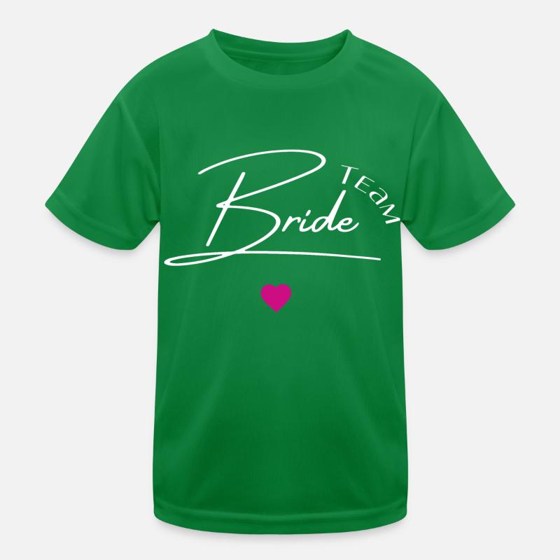 Team bride Kids Functional T-Shirt