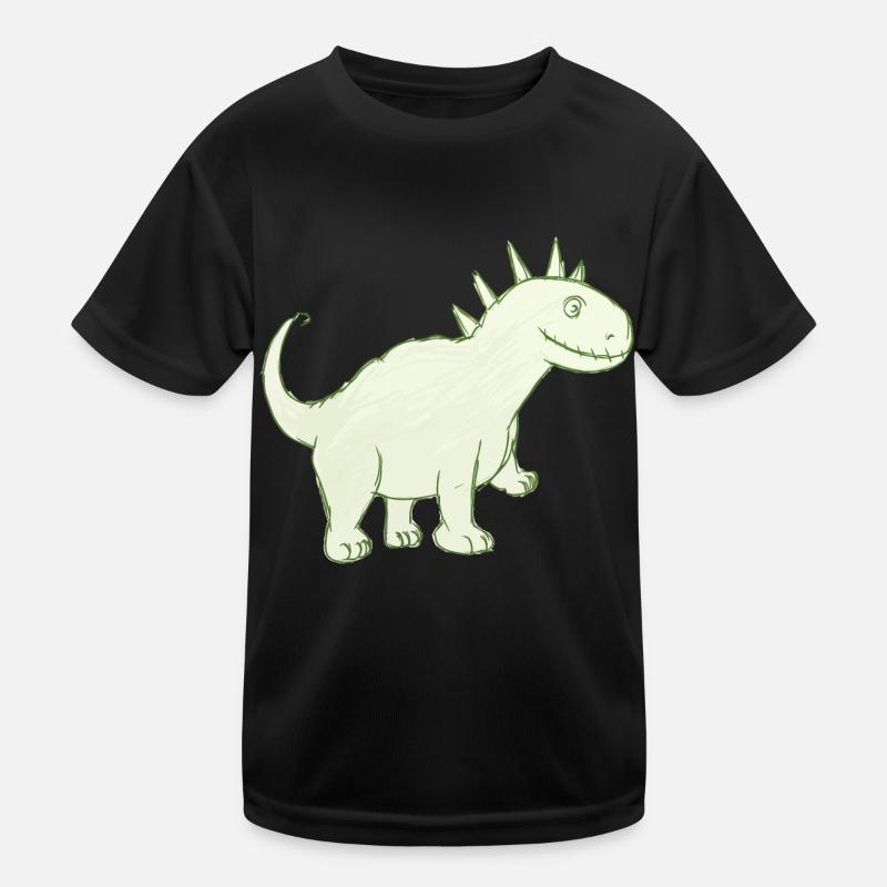 Friendly Dinosaur Kids Functional T-Shirt